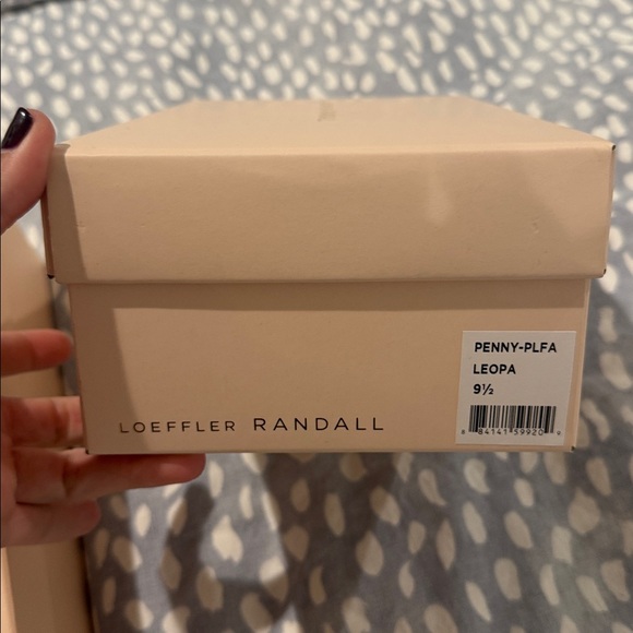 Loeffler Randall Penny Leopard Pleated Heel - Picture 7 of 8